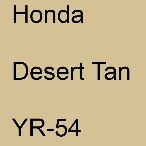 Honda, Desert Tan, YR-54.